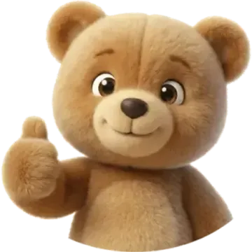 Yasso Bear giving thumbs up